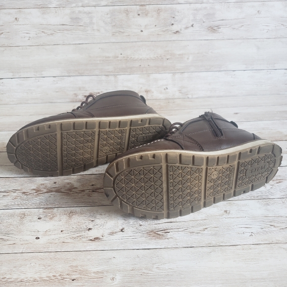 Children's Place Toddler Boys Lace Up Boots- Brown - Picture 6 of 6